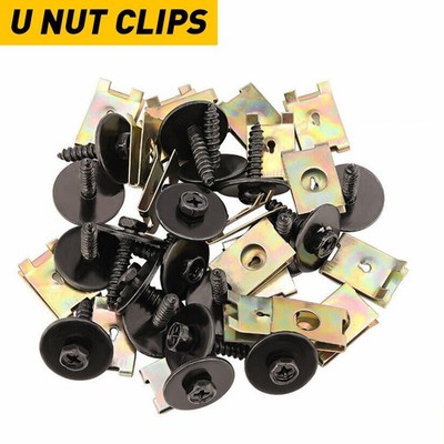 Car Body Bolts Screws & U-Nut Clips Car Bumper Engine Guard for BMW X1 X3 X5 X6