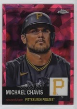 2022 Chrome Platinum Anniversary Fuchsia Atomic Refractor Michael Chavis 05ns