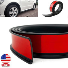 9.8ft Fender Flares Car Wheel Eyebrow Arch Trim Rubber Extension Protector Strip
