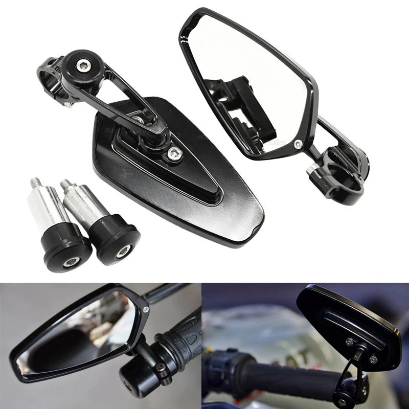 Espejos retrovisores de extremo de manillar CNC de 7/8" para motocicleta Suzuki GSX-S 750/1000 Foto 2 de 4