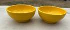 Fiestaware Small Footed Bowls Fiesta Daffodil Set of Two New with Stickers