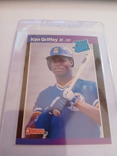1989 DonRuss Ken Griffey Jr. R C. Baseball Card # 33 Excellent Condition