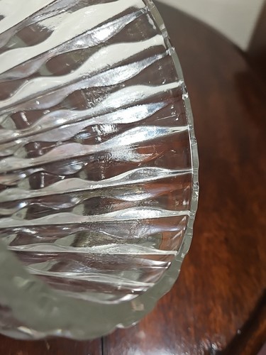 Vintage Mid Century Fidenza Clear Italian Art Glass Vase - Picture 19 of 22