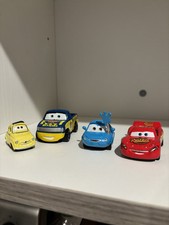 Disney Pixar Race Cars Diecast Lot McQueen Pit Polly Dexter Luigi Piston Cup