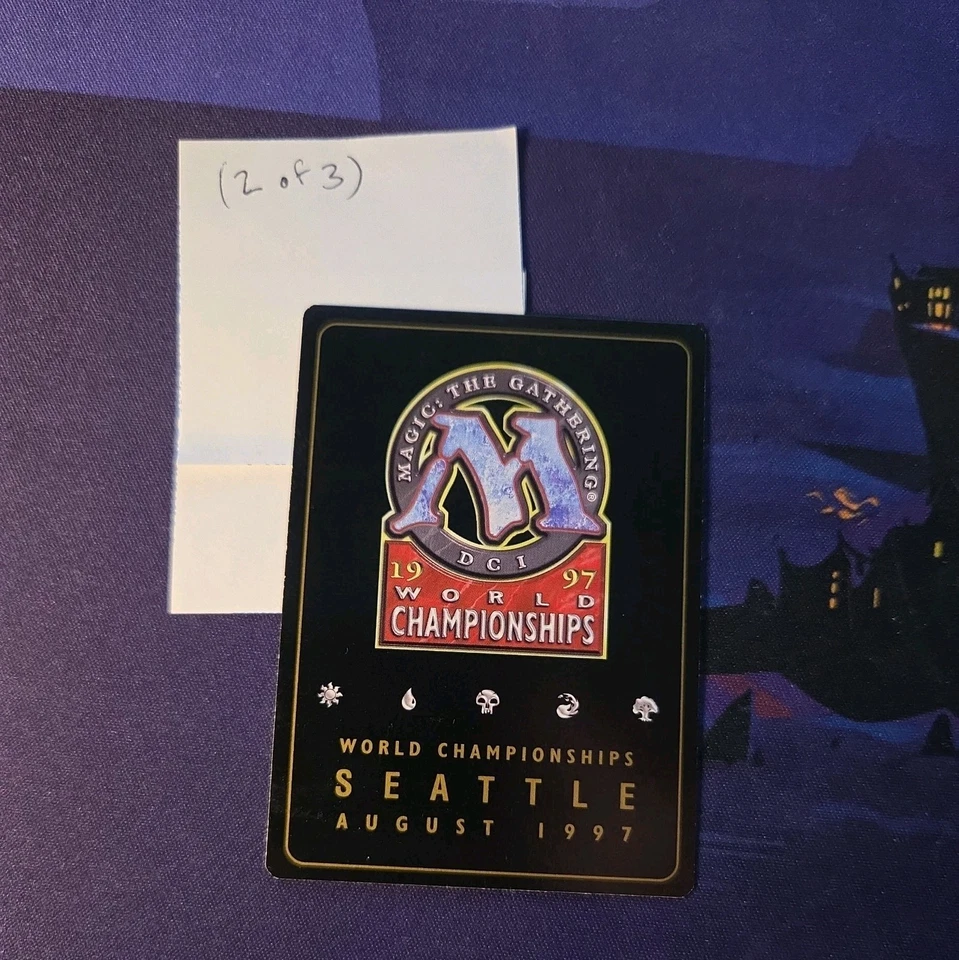 MTG 1x Force of Will World Championship Gold Border Seattle Paul McCabe LP - Image 4 of 4