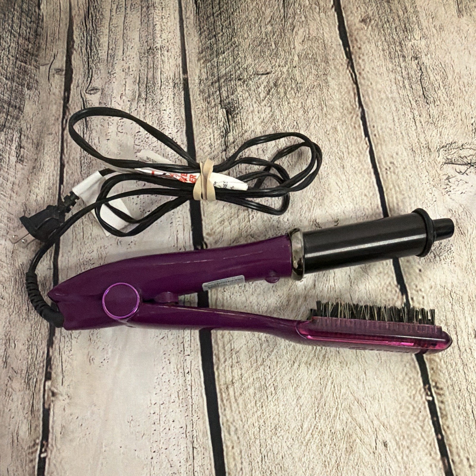 InStyler Model IS2.1-1001 Rotating Hot Iron Hair Straightener Purple Works