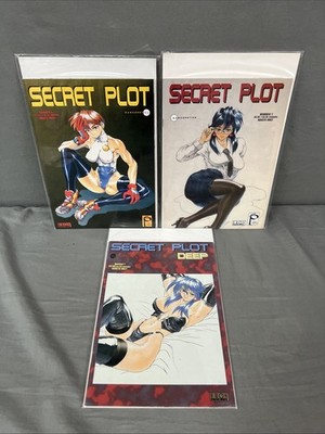 Secret Plot Lot of 3 comics 1996 # 1 & 6 + Deep #1