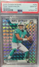 2020 Panini Mosaic - NFL Debut Tua Tagovailoa #262 Mosaic Prizm (RC)