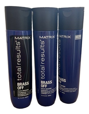 3X Matrix Total Results Brass Off (2) Shampoo & (1) Conditioner 10.1 Oz Each