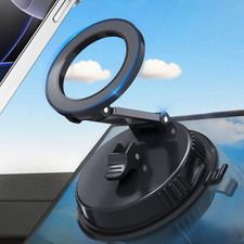 DEERLAMN Car Phone Holder for Magsafe, 78 LBS Strongest Suction 2500gf Black