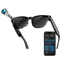 Smart Glasses for Men Women, Bluetooth Video Glasses with Open Ear Sound Mi...