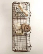 Small General Store Wall Bin Home Decorative Collectible