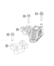 Genuine Mopar Hex Head Bolt 68201457AA