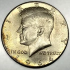 1964 (P) Kennedy Half Dollar 90% Silver BU UNC Uncirculated US Coin Toned - 2557
