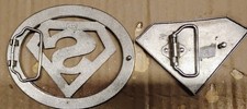 Classic  Super Bling Superman Jean Jewelry  Belt Buckles  Set Of 2