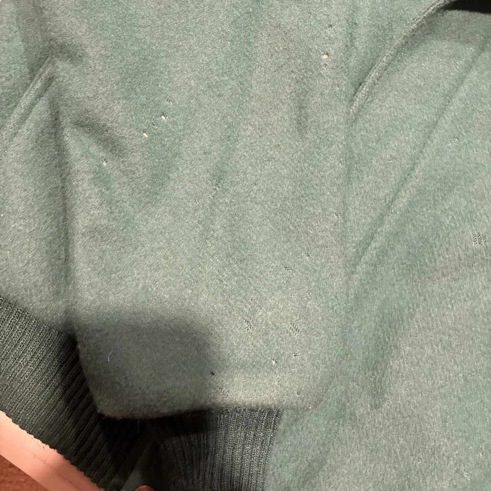 VTG PENDLETON US Men’s Medium Green Insulated Wool Bomber Jacket - Image 4 of 4