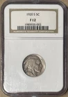 1920-S NGC F12 Buffalo Nickel 5c - San Francisco Mint