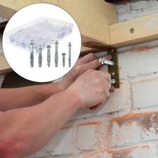 42 Pcs Toggle Bolt Hollow Wall Anchors Cavity Fixings for Plasterboard