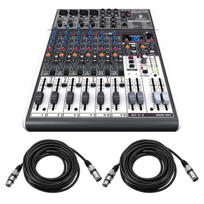 Behringer XENYX X1204USB Premium 12-Input 2/2-Bus Mixer with XENYX Mic Preamps a