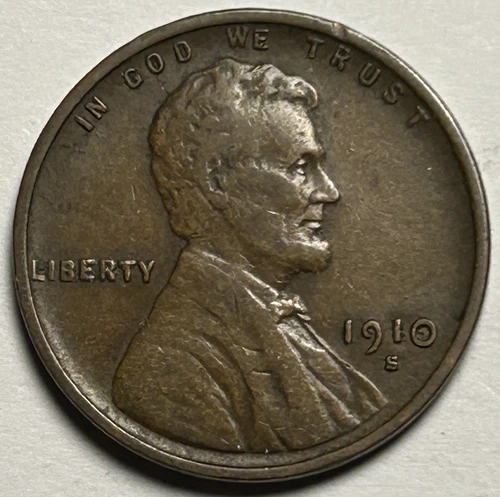 1910-S Lincoln Wheat Cent — XF Condition — Semi Key Date 🔥