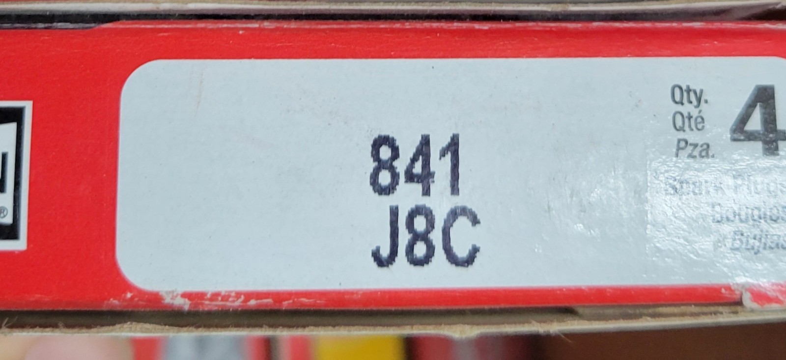 Copper Plus Champion Spark Plug 841  J8c Qty 1 Nos New