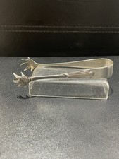 Sugar Tongs Silver HM Sheffield 1909 By WS Savage & Co Birds Foot Design 20.58 G