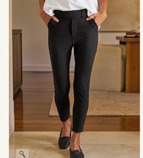 Frank And Eileen Murphy Billon Dollar Pants Women Size Small Pull On Black