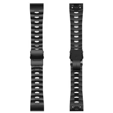 Black 26mm Wristband Bracelet Strap For Garmin D2 Fenix 6 Descent Quatix Watch*