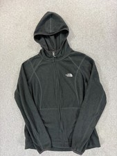 The North Face Fleece Full Zip Hoodie Jacket Women's Medium Gray