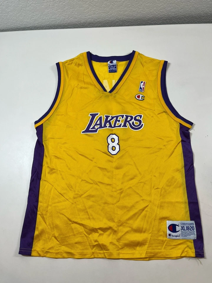 Camiseta de oro amarillo campeón LA Los Angeles Laker Kobe Bryant jóvenes niños XL 18/20 Foto 2 de 4