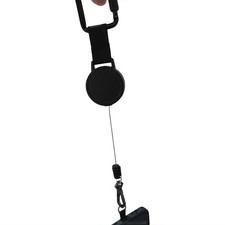 Anti-Theft Cell Phone Lanyard With Retractable Steel Line Portable For Outdoor