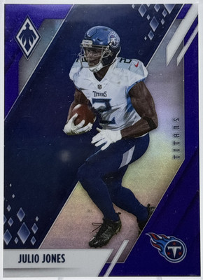 Julio Jones - 2021 Panini Phoenix #14 Purple Numbered /125 Titans