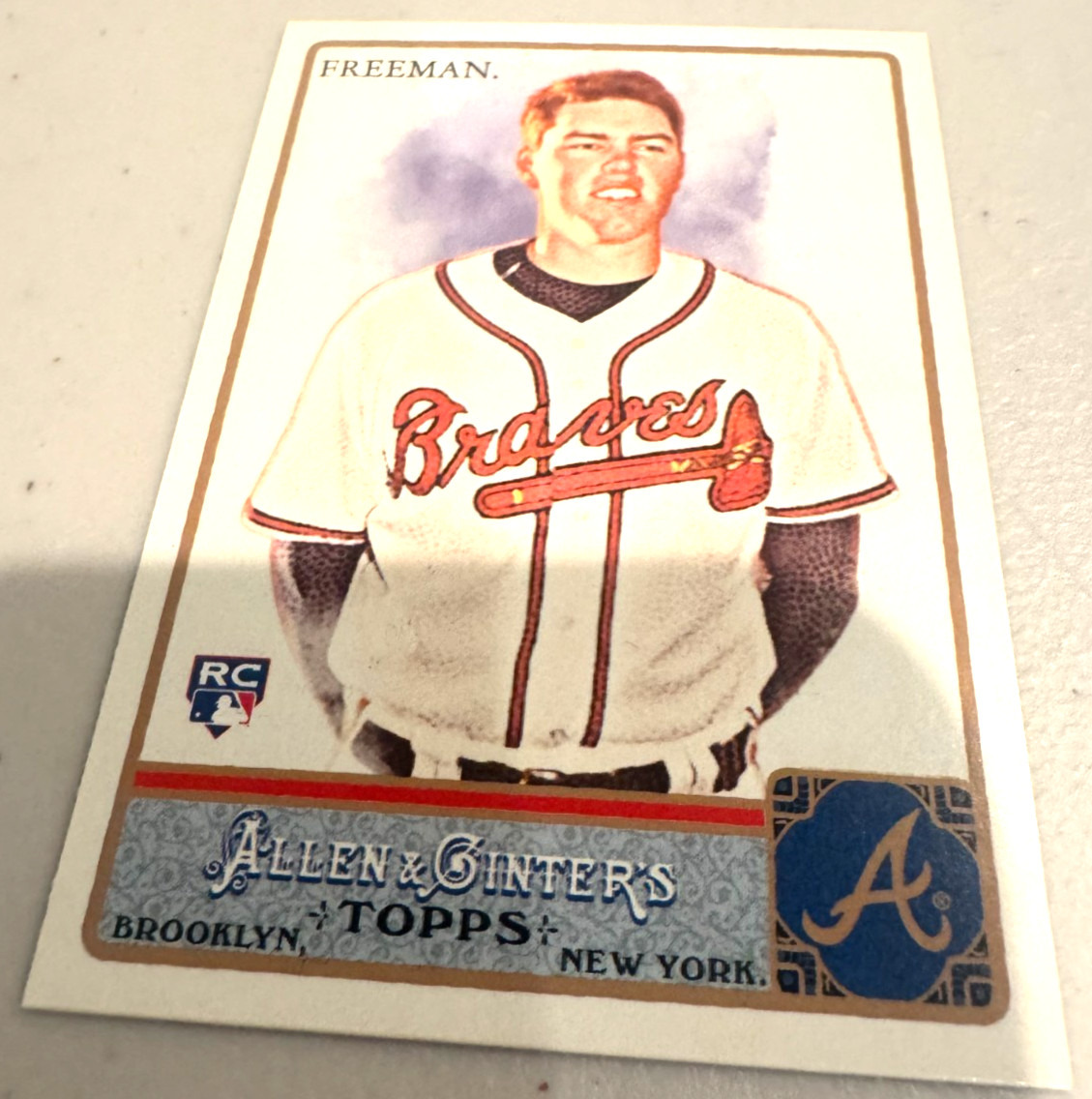 2011 ALLEN GINTER FREDDIE FREEMAN RC