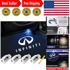 No Fade Car Door Lights Logo Compatible with Infiniti, LED Welcome Lights Access