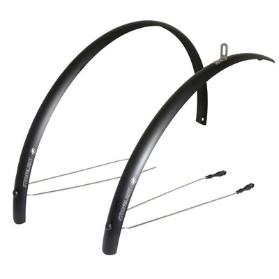 PARAFANGO POSTERIORE CORTO NERO PER FATBIKE