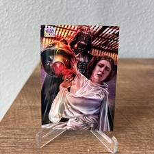 2024 Star Wars Galaxy - Darth Vader & Princess Leia Mini Diamond Refractor #2
