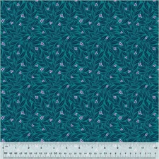 Vines & Berries in Teal | Dayspring | Windham
