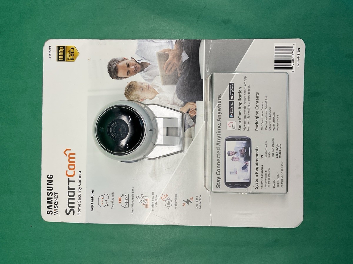 Samsung Wisenet SNH-V6431BN 1080p Wi-Fi IP Camera for sale online