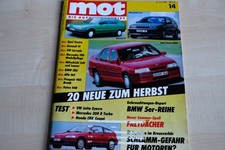 1) MOT 14/1988 - Mercedes 300 D Turbo W124 mit  - Honda CRX 1.6i-16 mit 130PS im