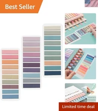 600 Pcs Morandi Color Sticky Index Tabs - Writable, Repositionable Book Markers