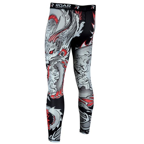 ROAR Sports MMA Rashguard Fight Shorts Muay Thai BJJ No Gi Grappling Legging - Picture 86 of 110