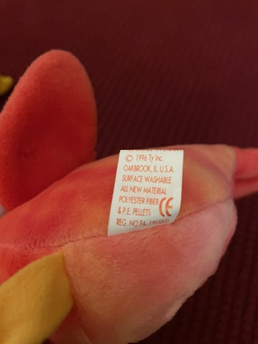 Ty Beanie Babies Collection 1996 Strut Rooster Neu mit Etikett Protector Mint Rare - Bild 3 von 4