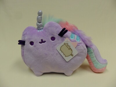 Gund NEW Pusheen PURPLE SOUND PUSHEENICORN 7.5-Inch Plush Cat