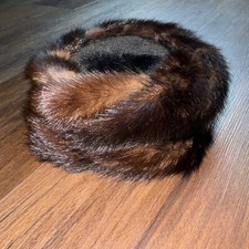 Vintage Union Made Fur Pillbox Hat