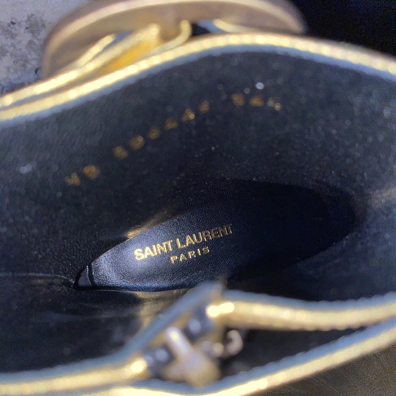 Stivali 50 fibbia Saint Laurent Joplin taglia 36 5