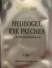 Greenlife 100 PAIR Hydrogel Eye Patches For Facials Extensions Perming Tinting