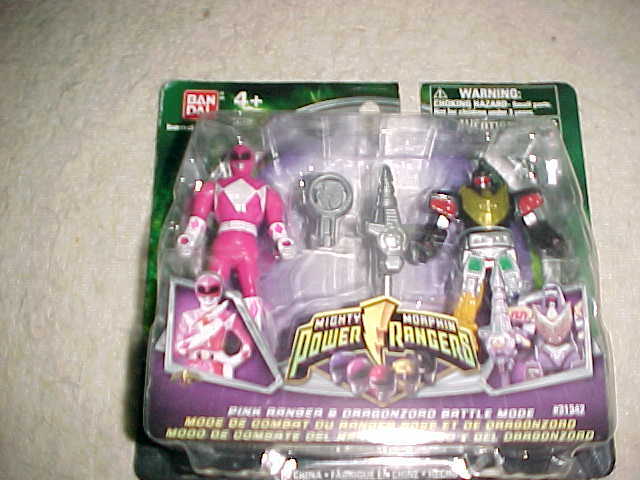 POWER RANGER MIGHTY MORPHIN 2010 PINK RANGER AND DRAGONZORD MEGAZORD ...