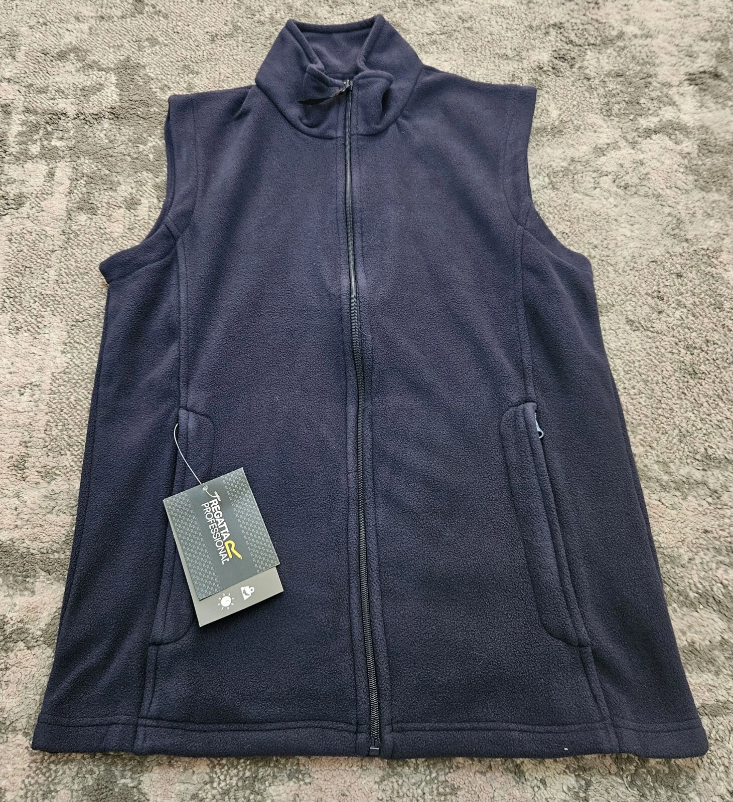BNWT Mens Regatta Sleeveless Micro Fleece Bodywarmer Vest Gilet Dark Navy