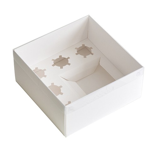 5pcs Halloween Bento Cake Boxes Cookie Boxes Cupcake Gift Box with Clear Lid UK, - Picture 10 of 10