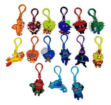 Kids Heart Challenge Character Keychain Charms lot of 15 Keychains
